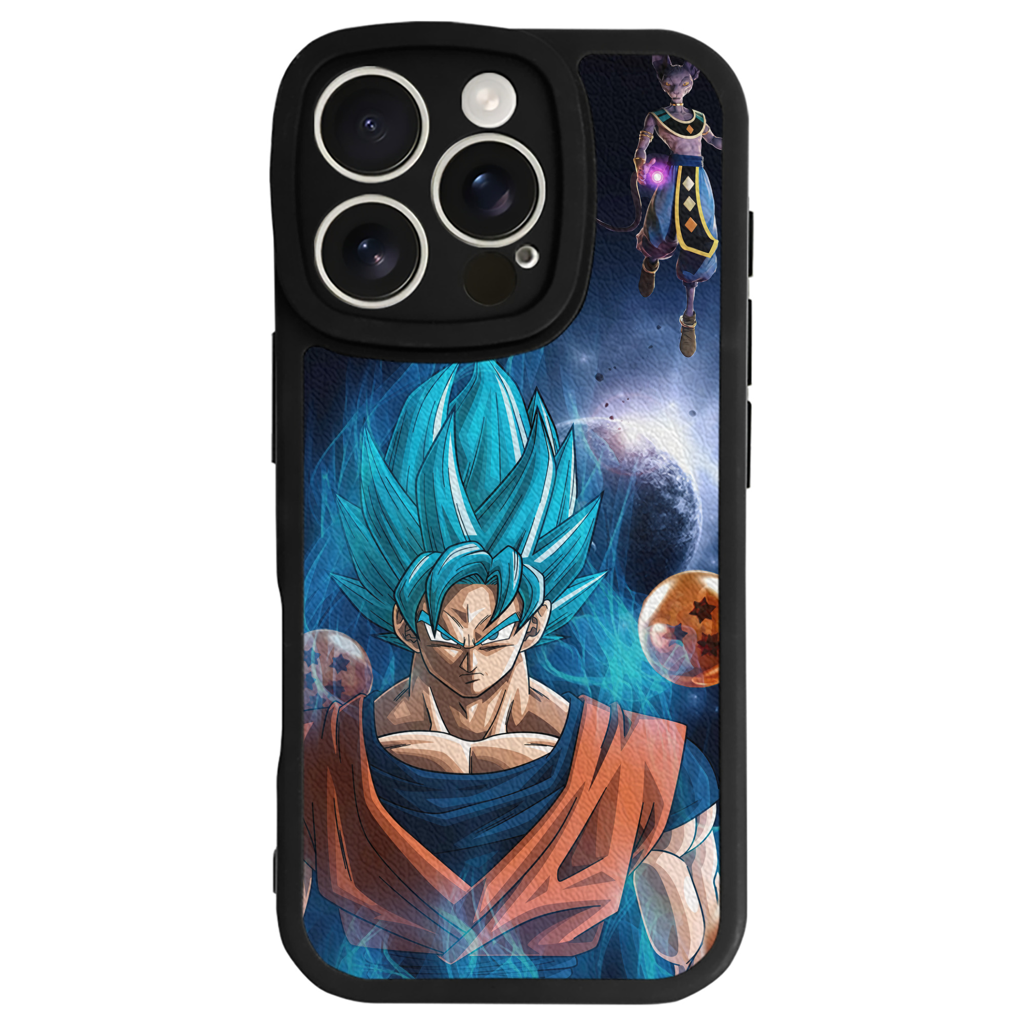 （画像用） ドラゴンボール DRAGON BALL 【iPhone 16シリーズ対応】シリコンスマホケース（レザー調） 材質：シリコン